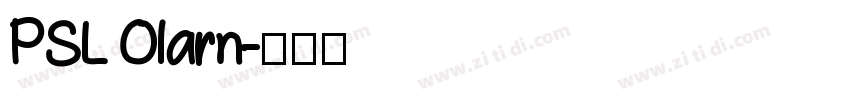 PSL Olarn字体转换